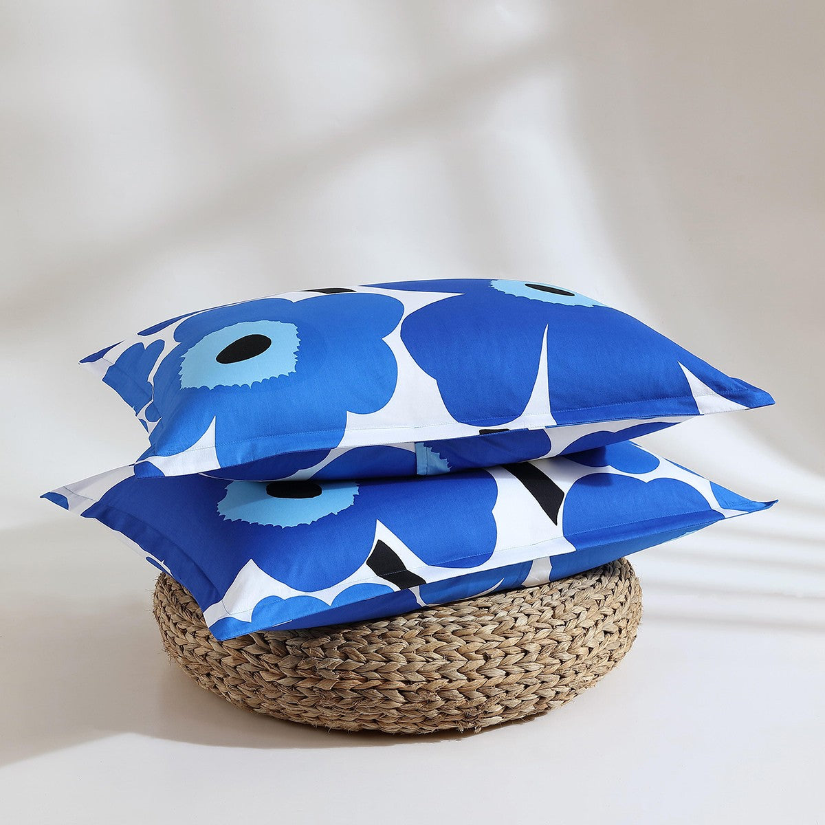 Marimekko Unikko Blue Full / Queen Duvet Cover Set
