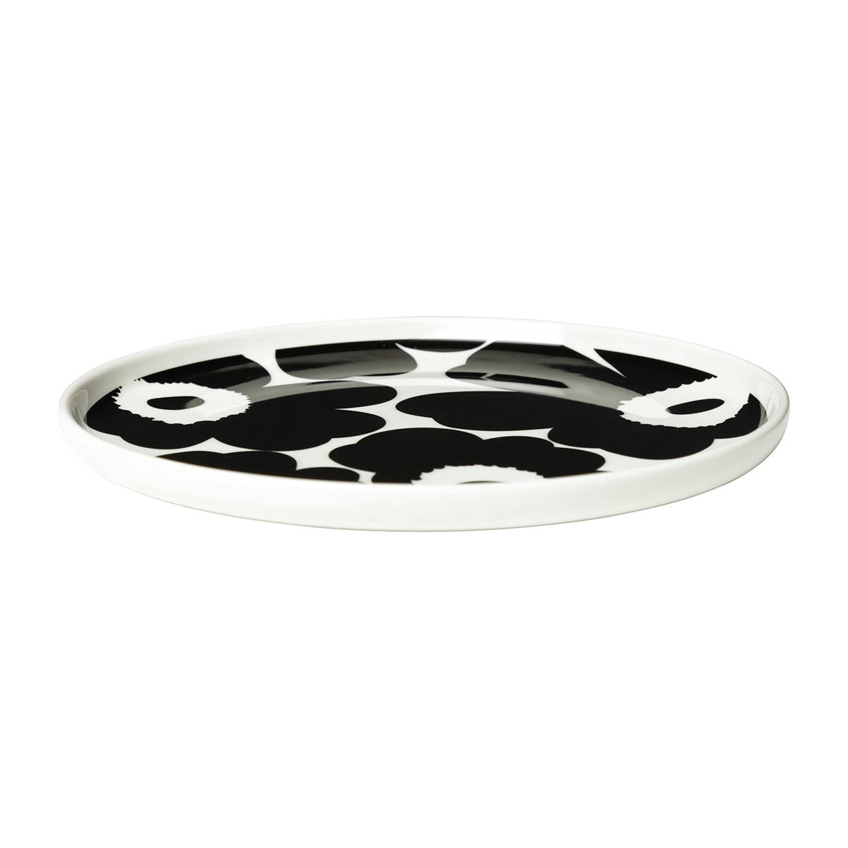 Marimekko Unikko White / Black Salad Plate