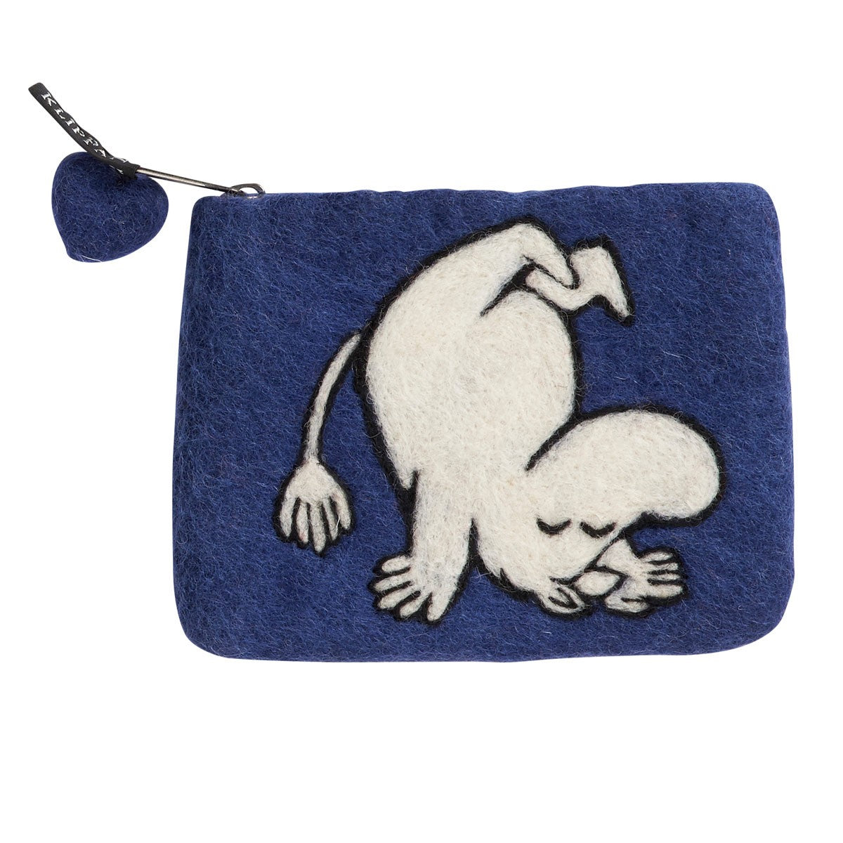 Klippan Moomin Blue Felt Purse