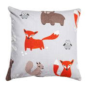 Pentik Metsanvaki Grey / Orange / Brown Throw Pillow