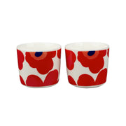 Marimekko Unikko Red / Pink Coffee Cup Set