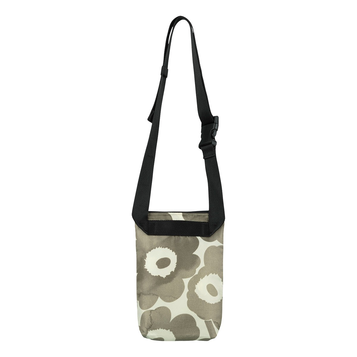 Marimekko Unikko Charcoal / Cream Neat Phone Pocket Bag
