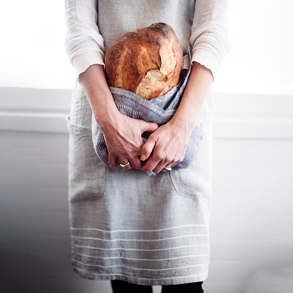 Lapuan Kankurit Kaste Grey Pinny Apron