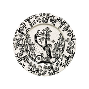 iittala Taika White / Black Salad Plate
