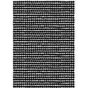 Marimekko Rasymatto White / Black Medium Weight Cotton Fabric