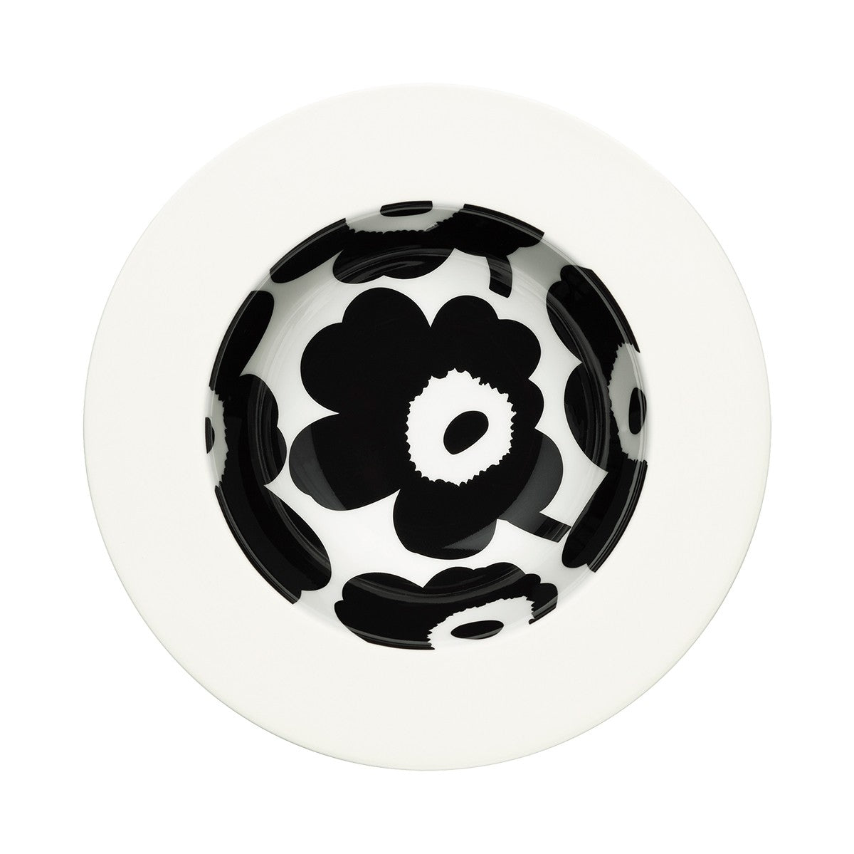 Marimekko Unikko Black / White Soup Bowl
