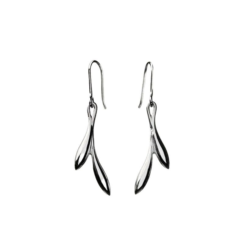Lumoava Vanilja Silver Hook Earrings