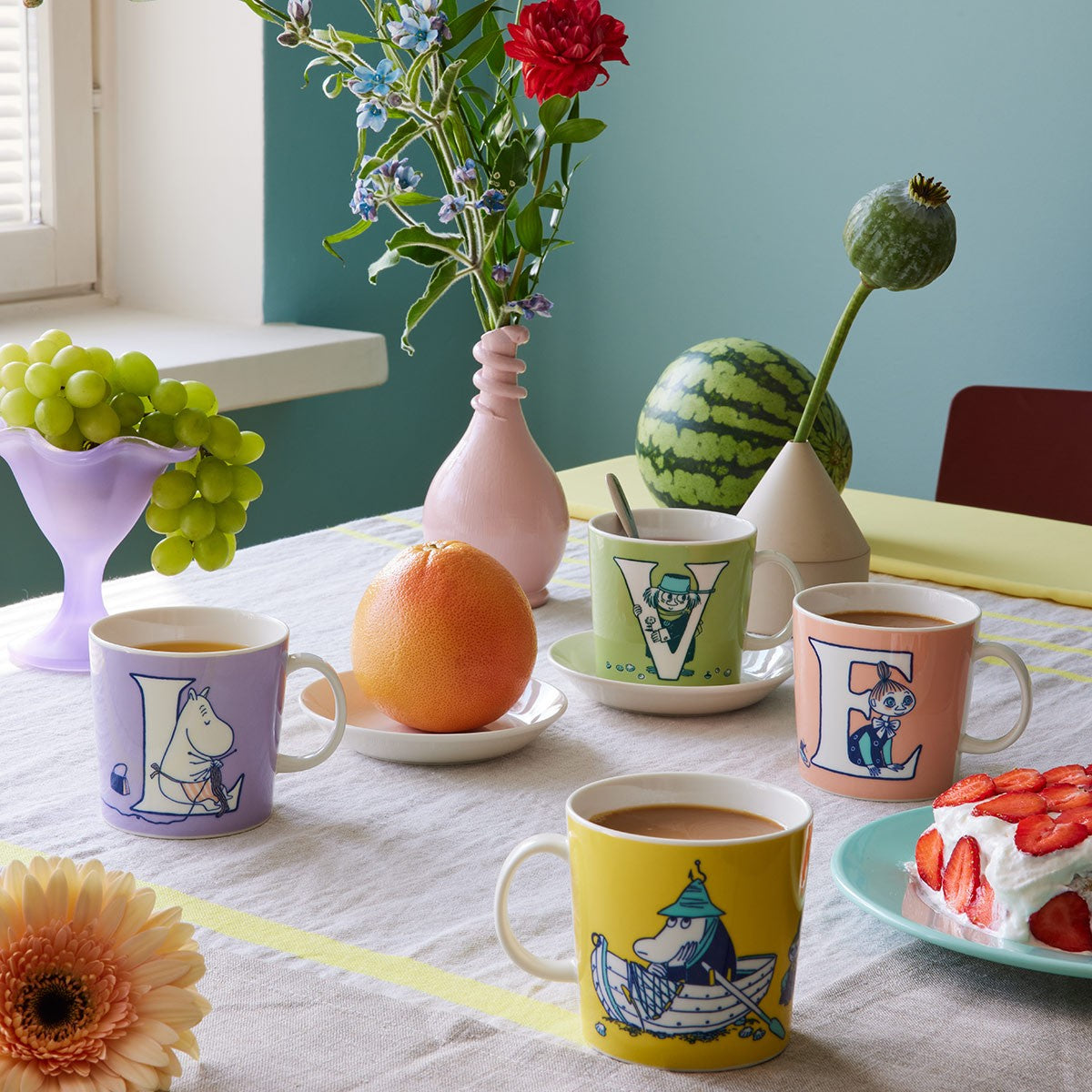 Arabia Moomin ABC Purple Mug - L