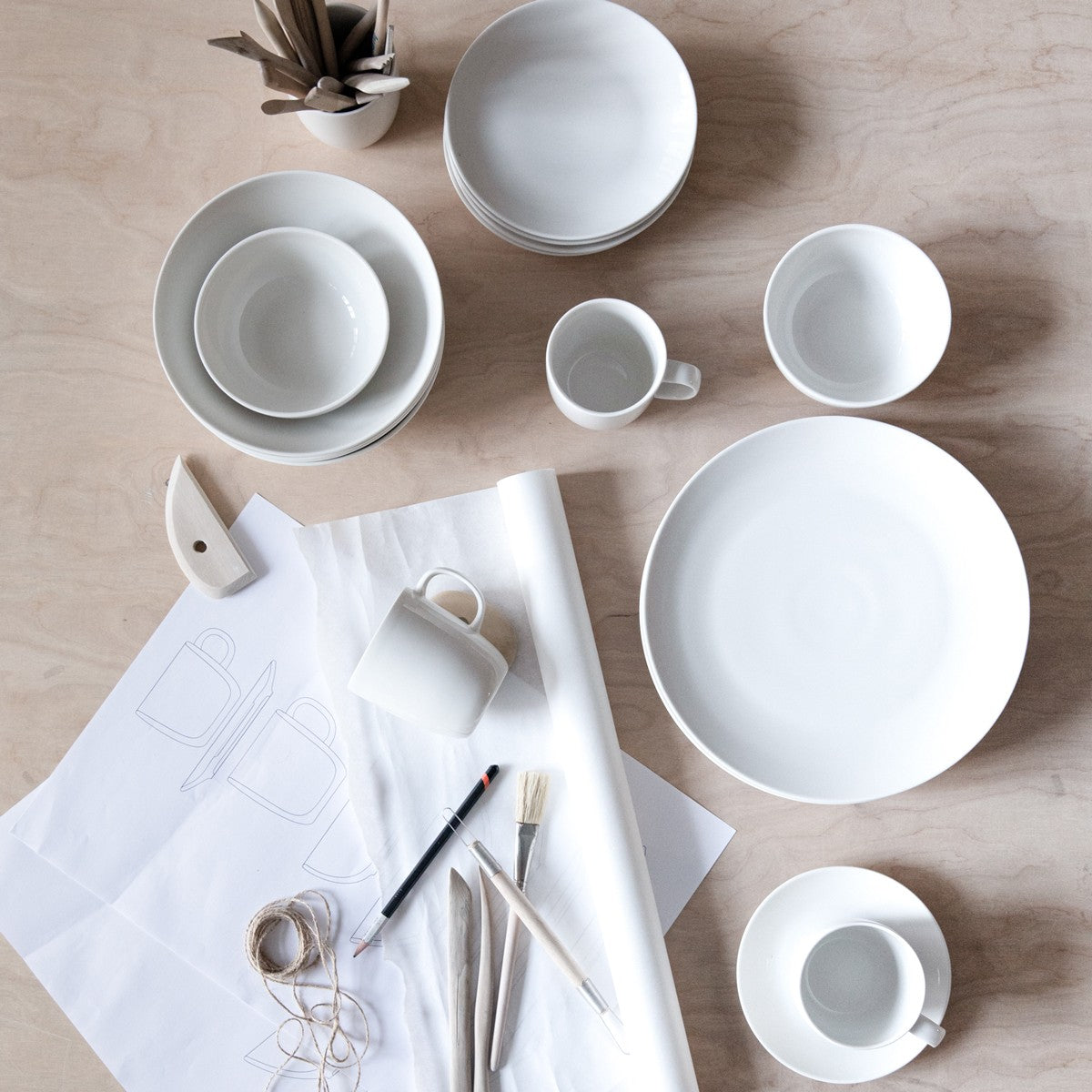 Pentik Valkea Dessert Plate