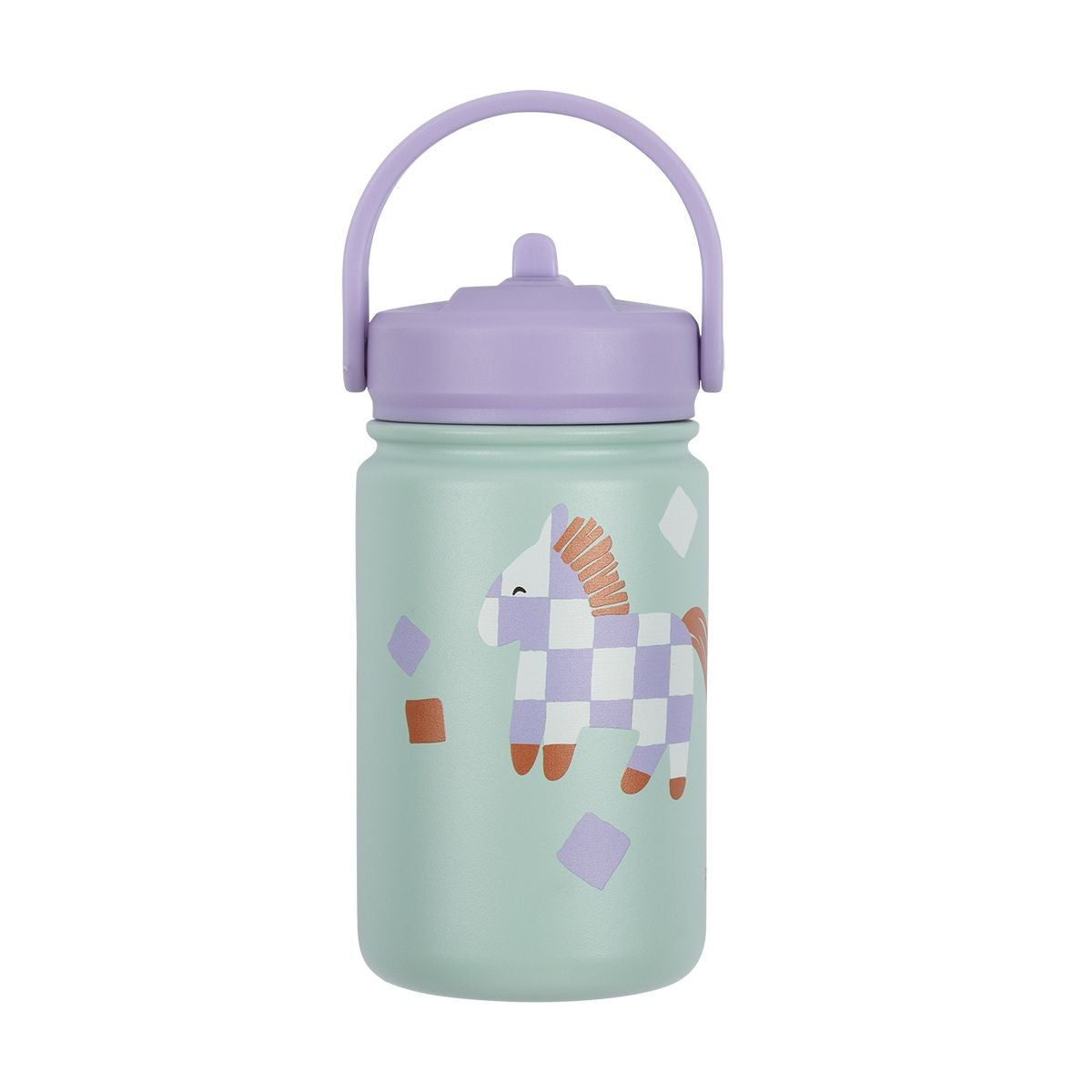 Pentik Heppa Turquoise / Purple Children's Water Bottle
