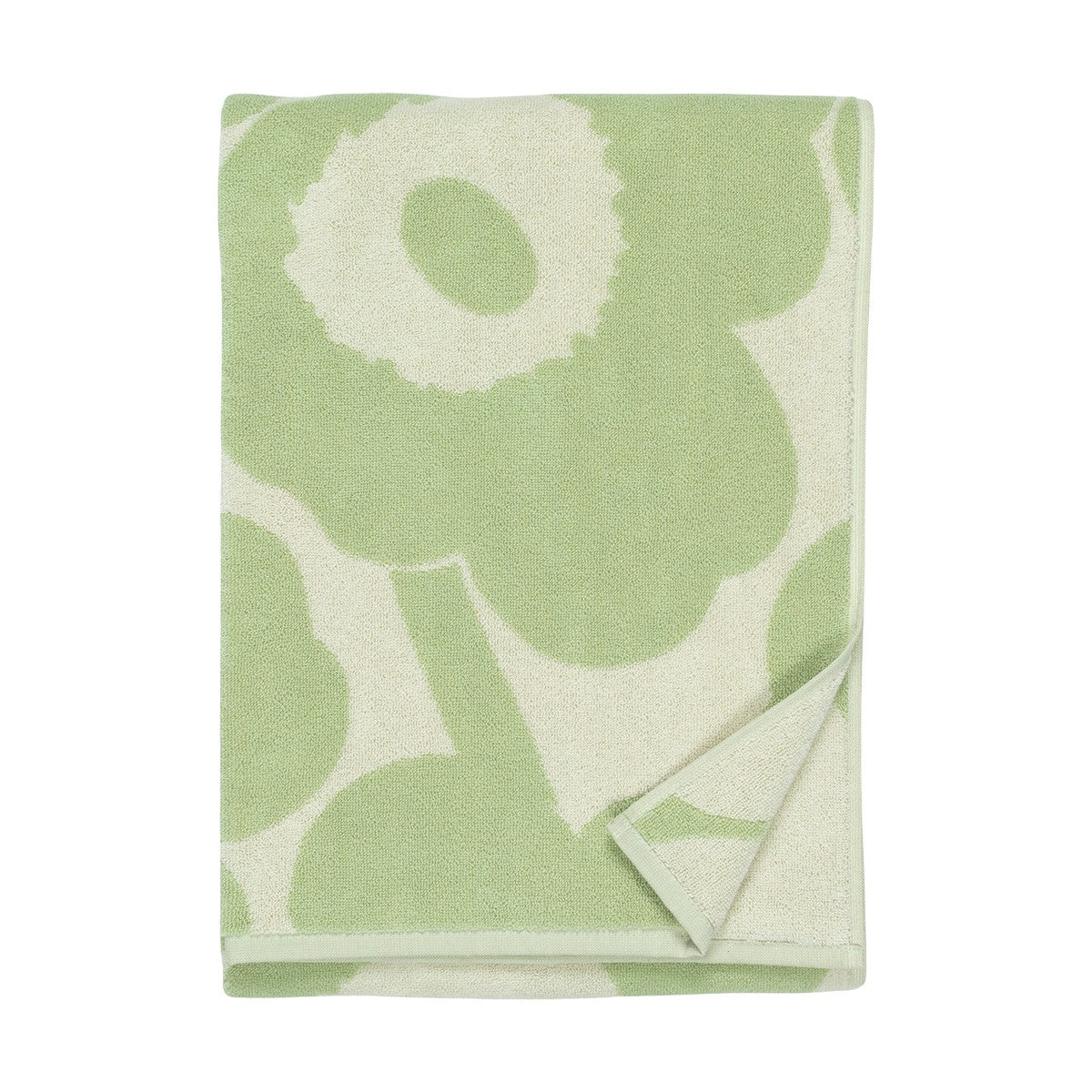 Marimekko Unikko Sage Green / Off White Bath Towel