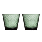 iittala Tundra Pine Green 2pc Glass Tumbler - 10 oz