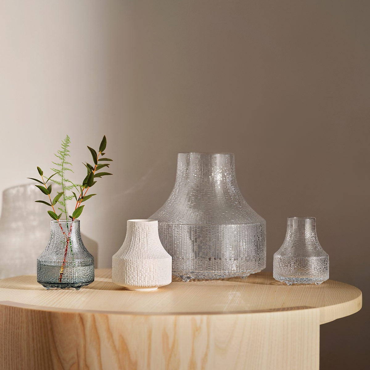 iittala Ultima Thule White Ceramic Vase - 3-3/4"
