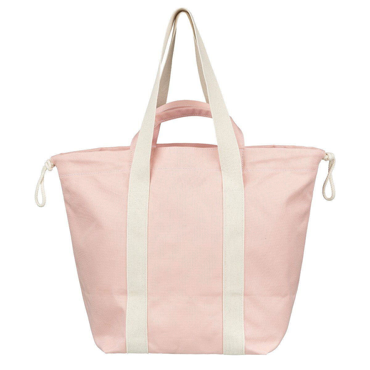 Marimekko Solid Light Pink / Off White Large Mono City Tote Bag