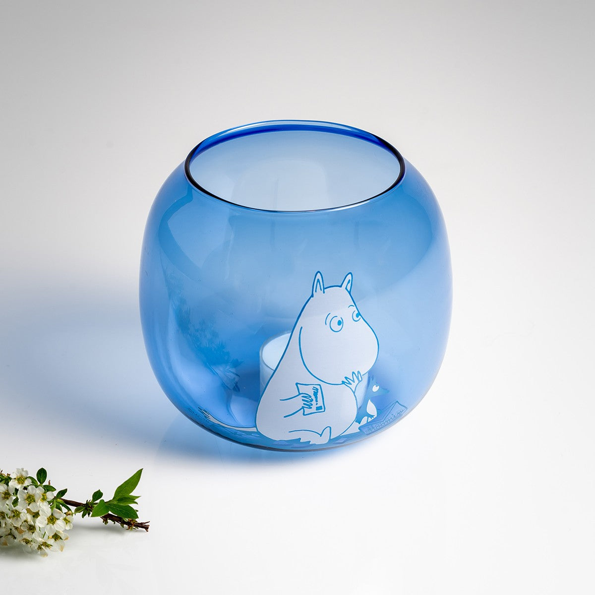 Muurla Moomintroll Blue Candle Holder