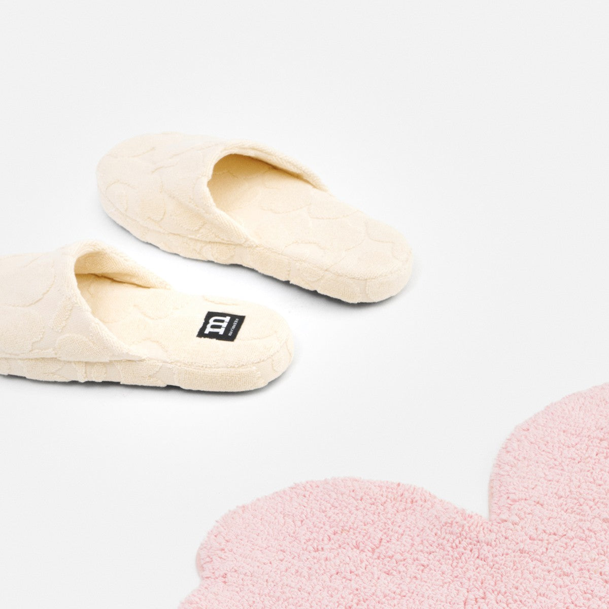 Marimekko Unikko Ivory Slippers