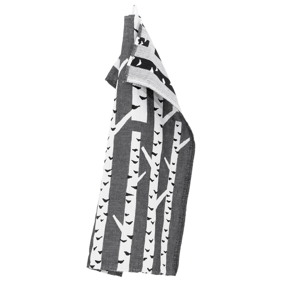 Lapuan Kankurit Koivu White / Black Tea Towel