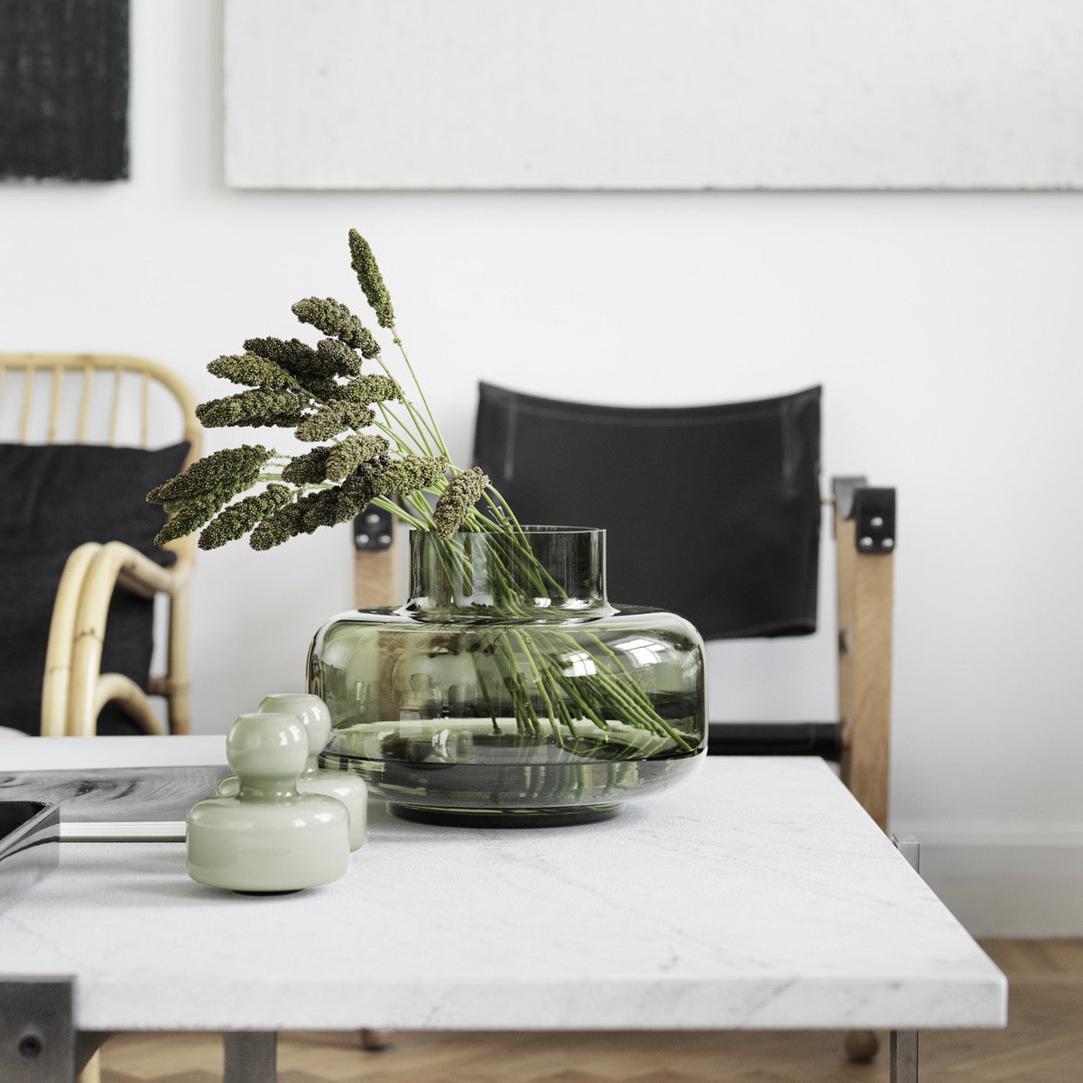 Marimekko Green Flower Vase