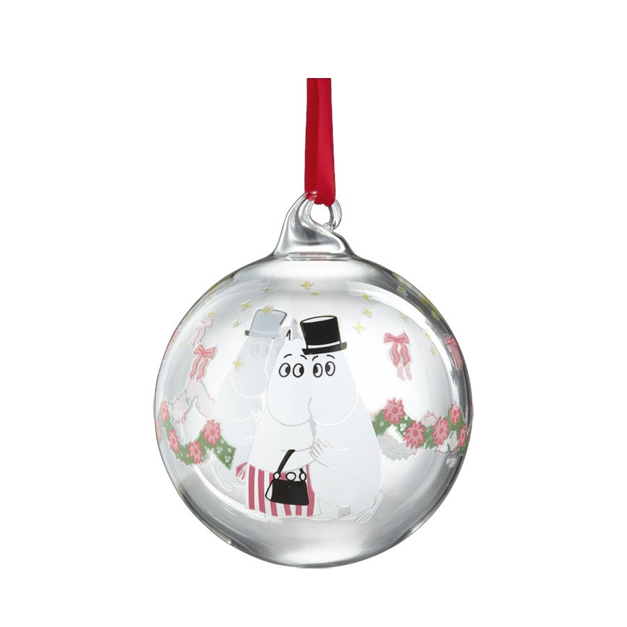 Muurla Moomin Garland Glass Ball Ornament
