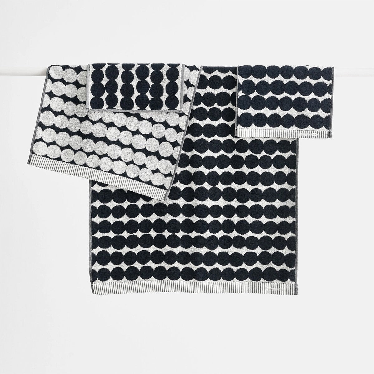 Marimekko Rasymatto Black / White Bath Towel
