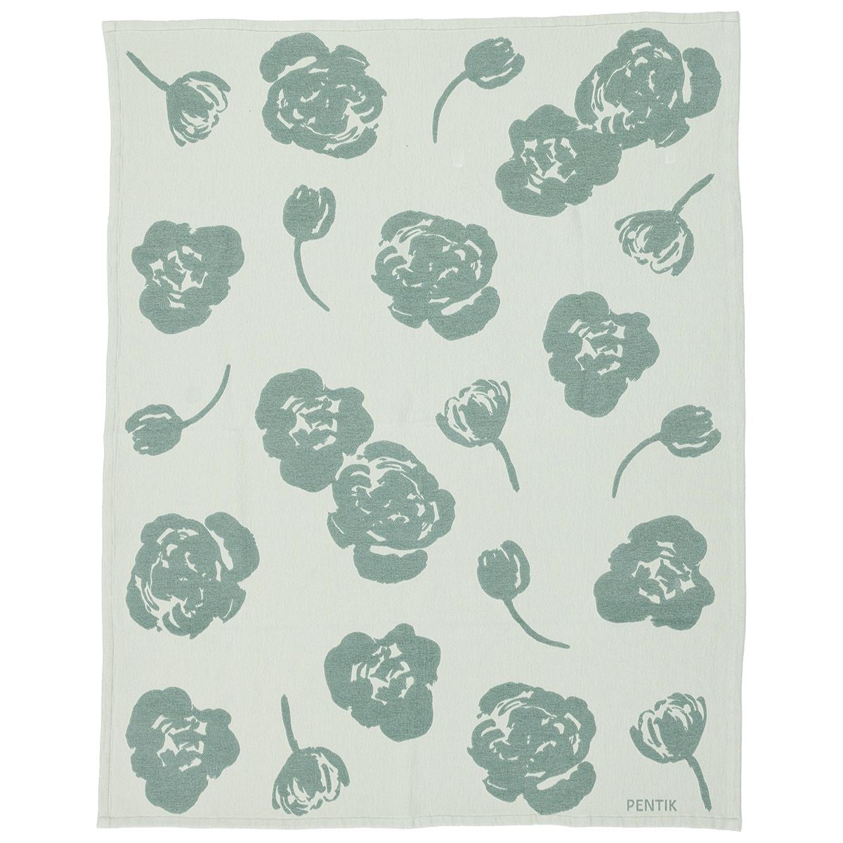 Pentik Lilia Sage Throw Blanket