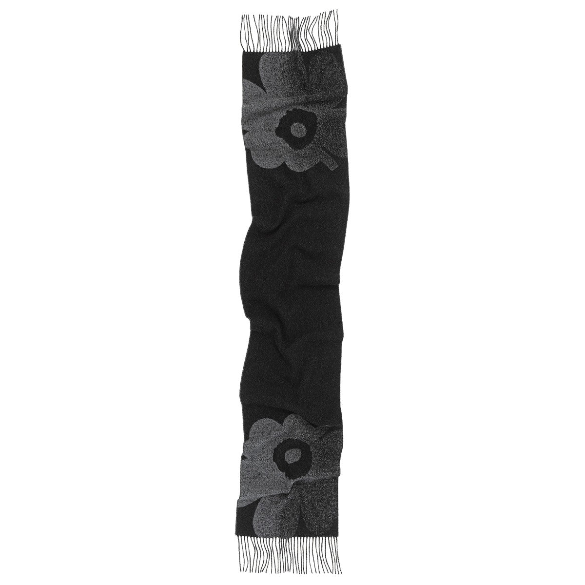 Marimekko Onnekas Unikko Black / gray Scarf