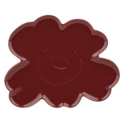 Marimekko Unikko Shape Dark Red Serving Plate