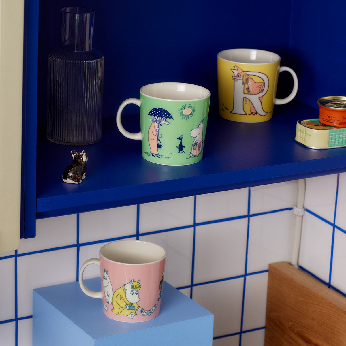 Arabia Moomin ABC Green Mug - I