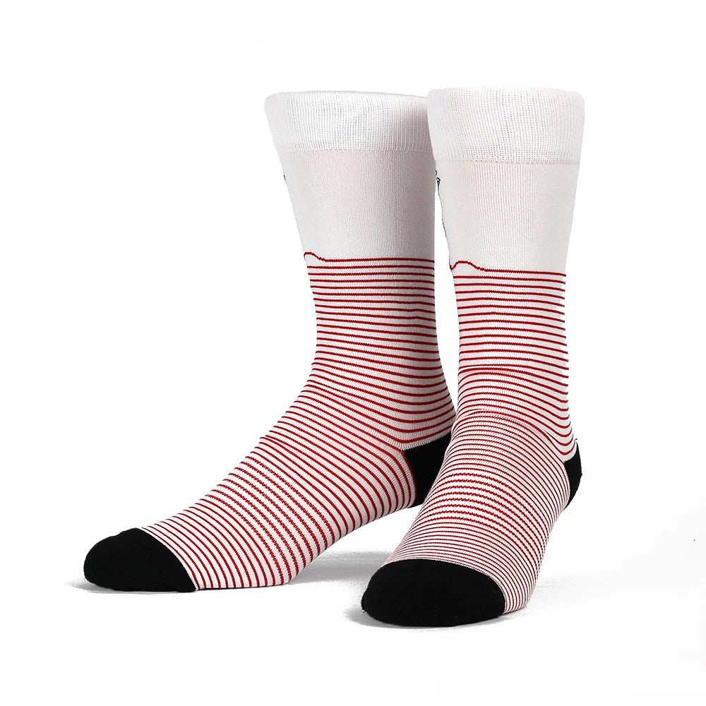 Moomin Paint Stripe Red Socks