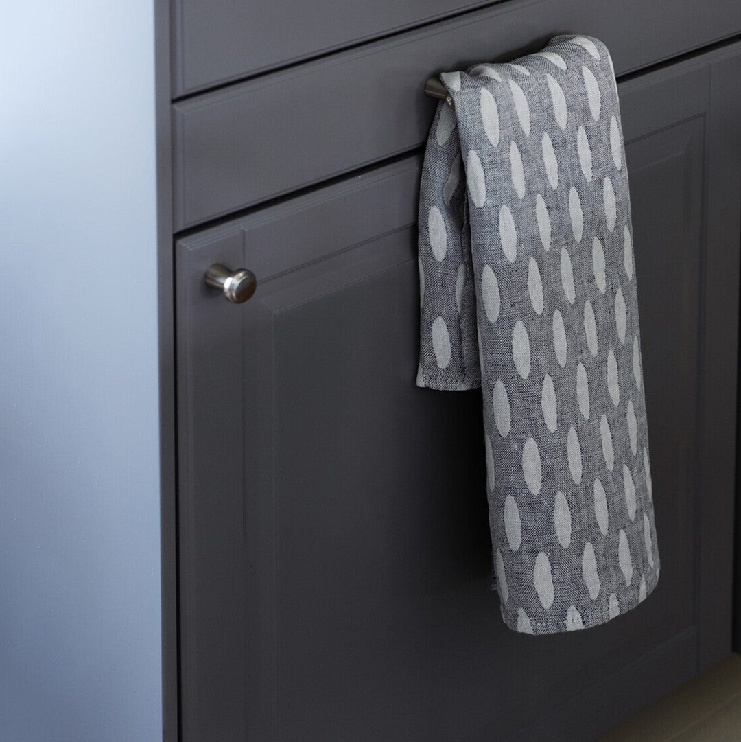 Lapuan Kankurit Helmi White / Grey Tea Towel