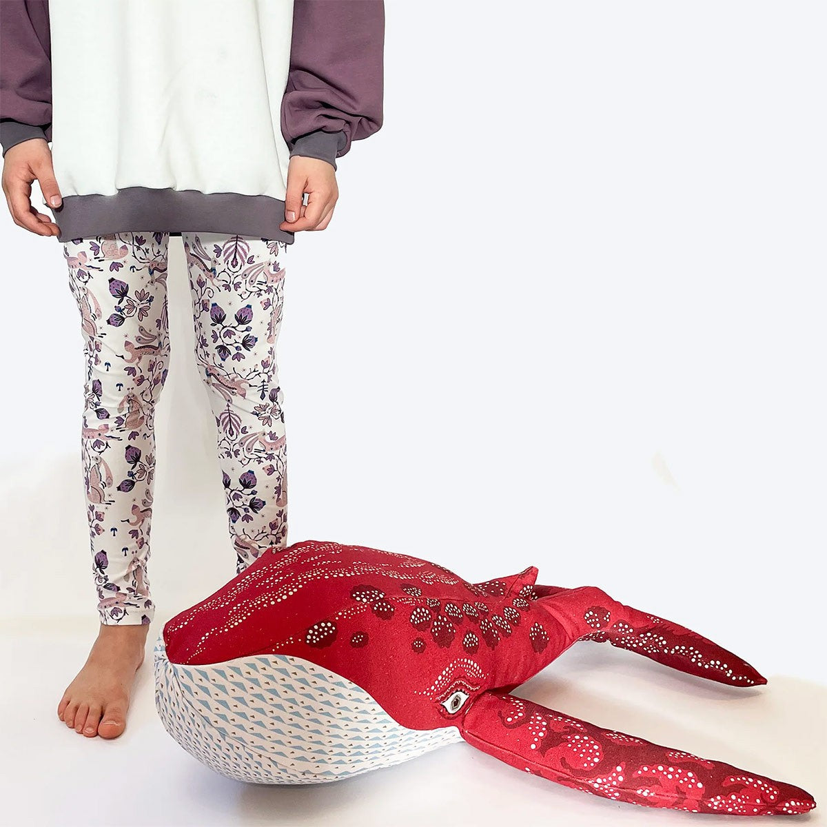 Klaus Haapaniemi Whale Large Plush Pillow