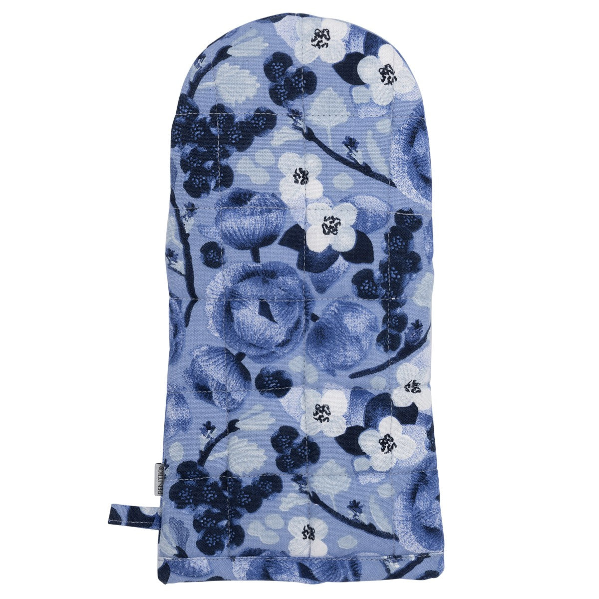 Pentik Lapin Kukka Blue / White Oven Mitt
