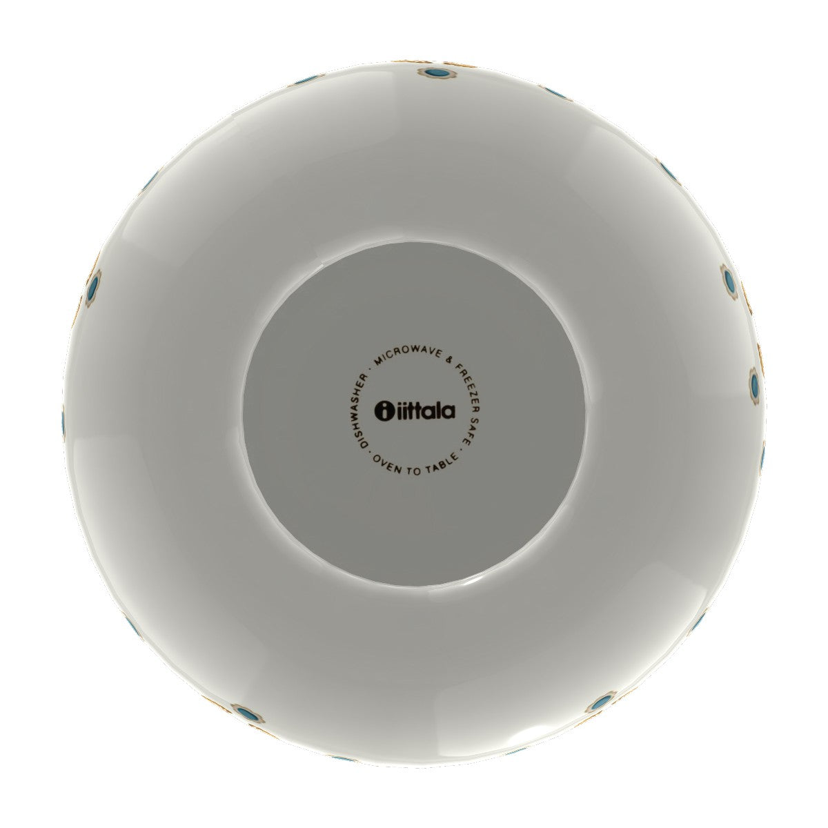 iittala Taika White / Blue Soup Bowl w/ Lid