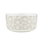 Marimekko Pikkuinen Unikko Sand / White Soup / Cereal Bowl