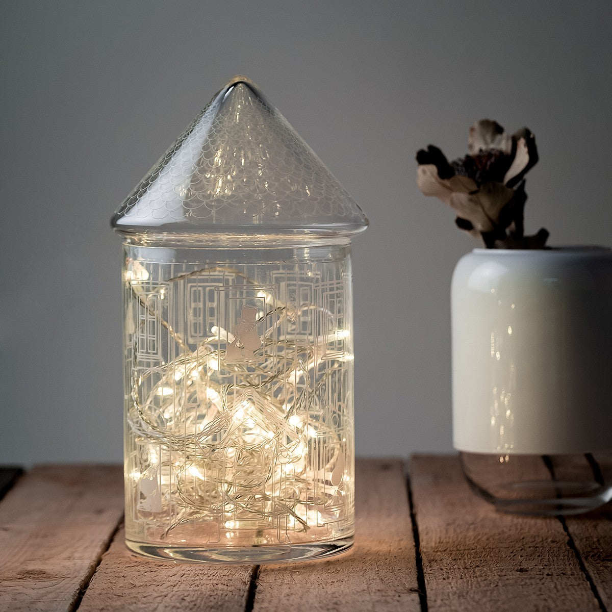 Muurla Moominhouse Large Clear Glass Jar