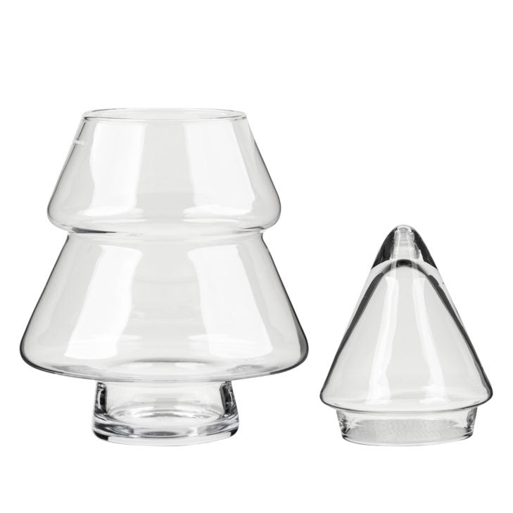 Muurla Glass Christmas Tree Jar - Large