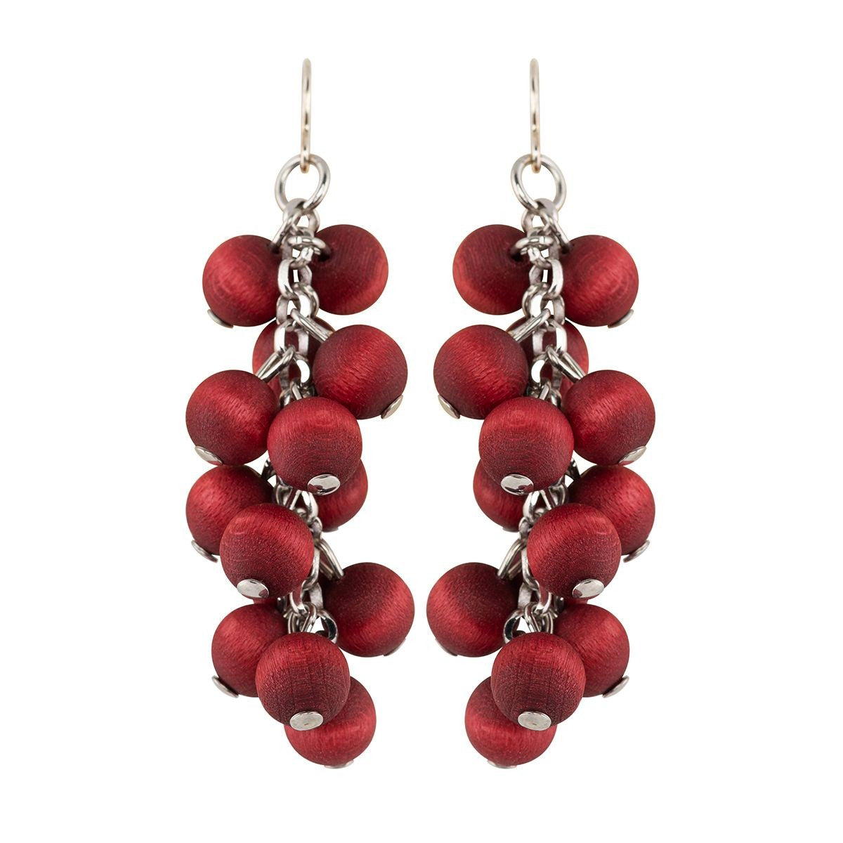 aarikka Herukka Wine Red Earrings