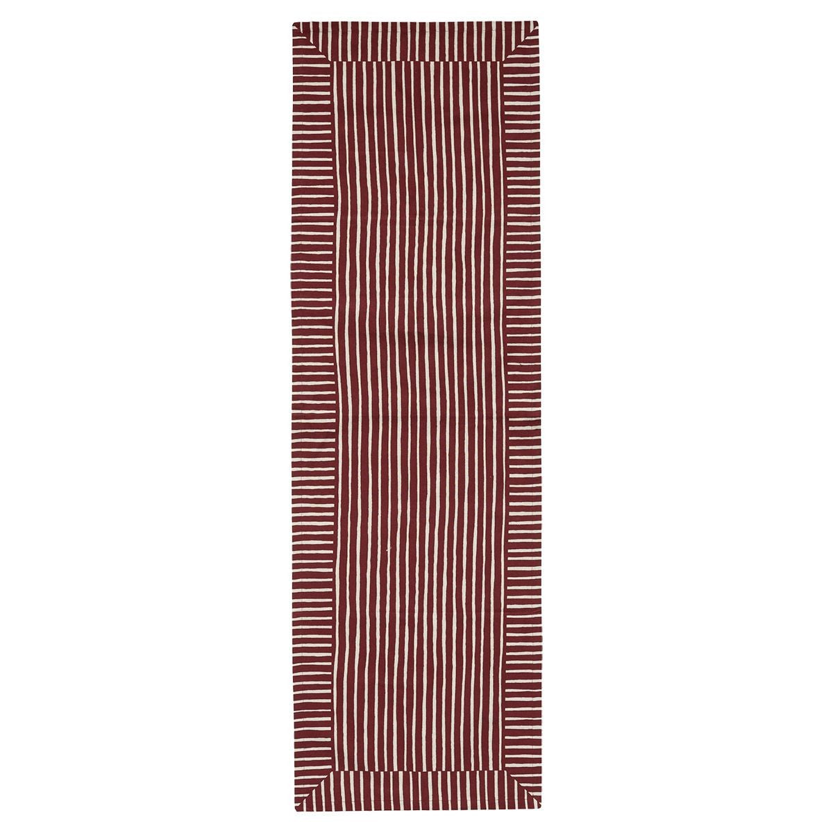 Marimekko Piccolo Dark Red / Cream Table Runner