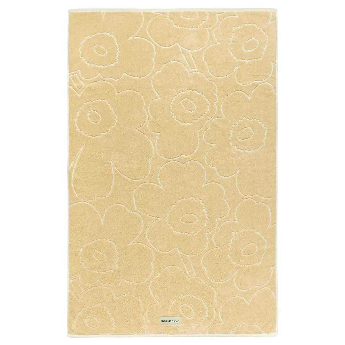 Marimekko Piirto Unikko Straw / Off White Bath Towel