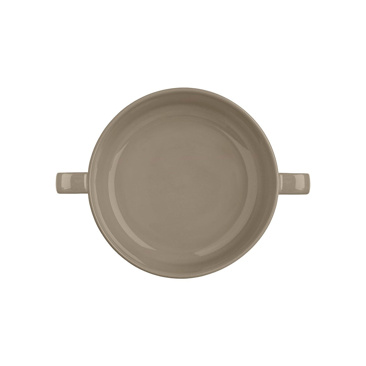 Marimekko Alku Terra / White Bowl with Handles
