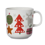 Pentik Aatto Red / Green / Multi Mug - 12 oz
