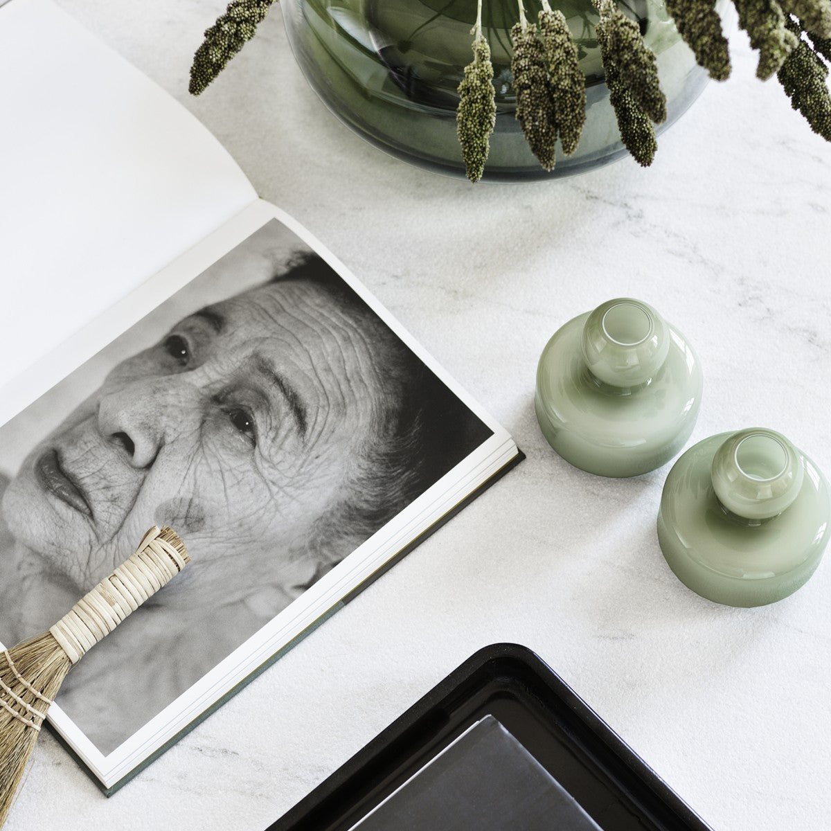 Marimekko Green Flower Vase