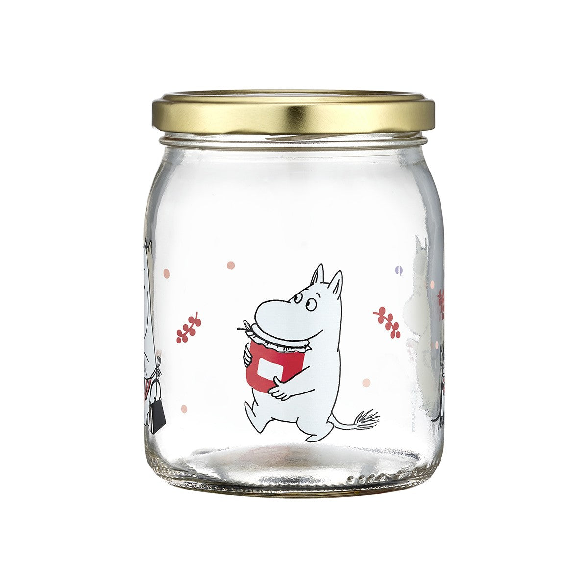 Muurla Moomin Berries Medium Glass Jar