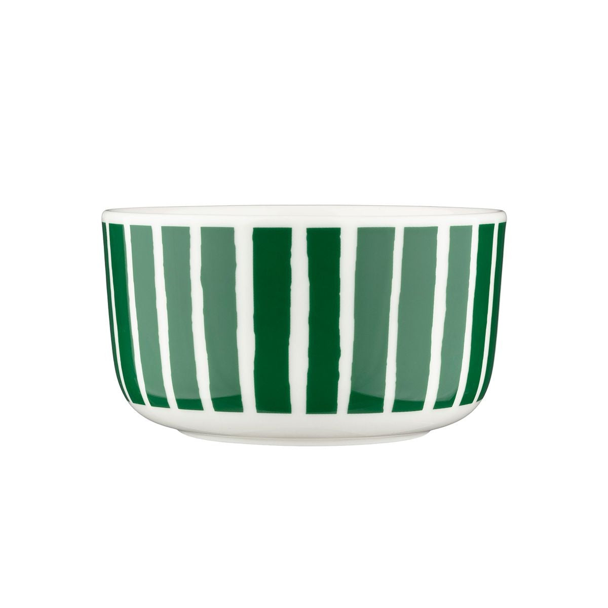Marimekko Piccolo Green / White Soup / Cereal Bowl