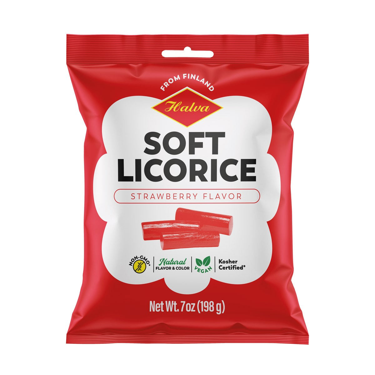 Halva European Style Strawberry Licorice