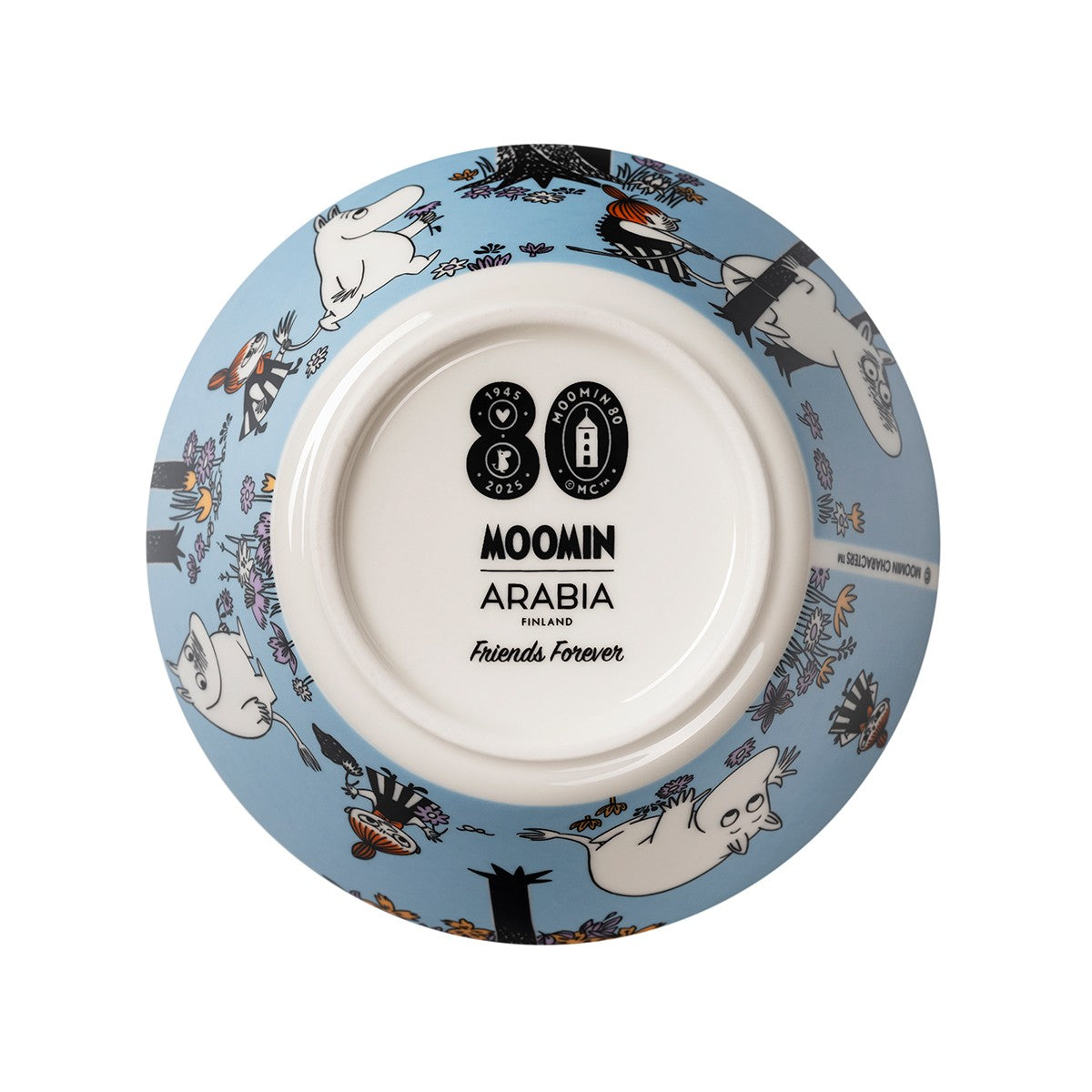 Arabia Moomin Friends Forever Bowl - 80th Anniversary