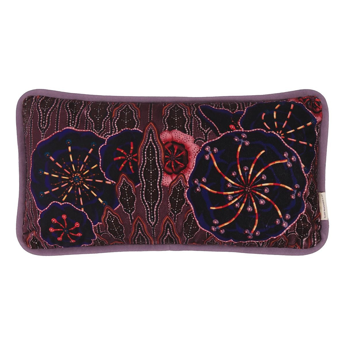 Klaus Haapaniemi Poppy Purple Velvet Lounge Pillow