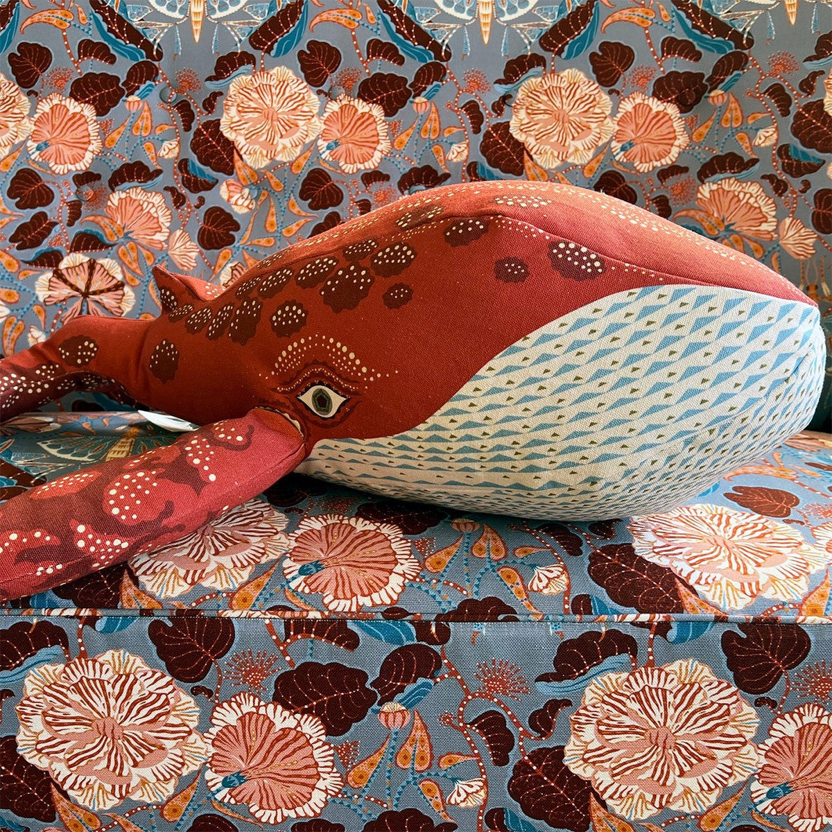 Klaus Haapaniemi Whale Large Plush Pillow
