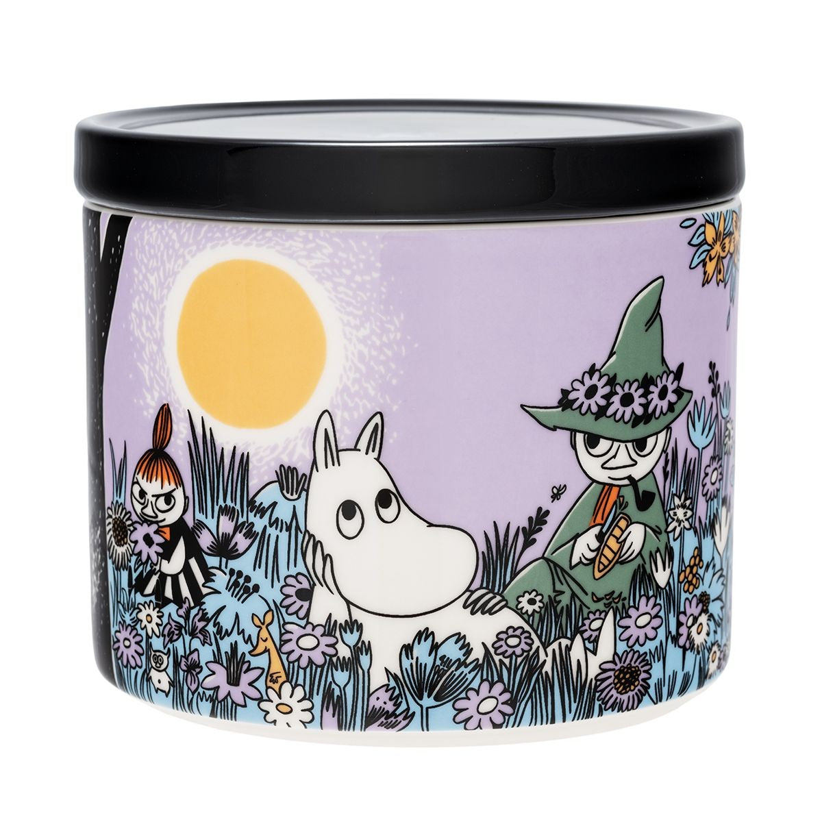 Arabia Moomin Friends Forever Cookie Jar - 80th Anniversary