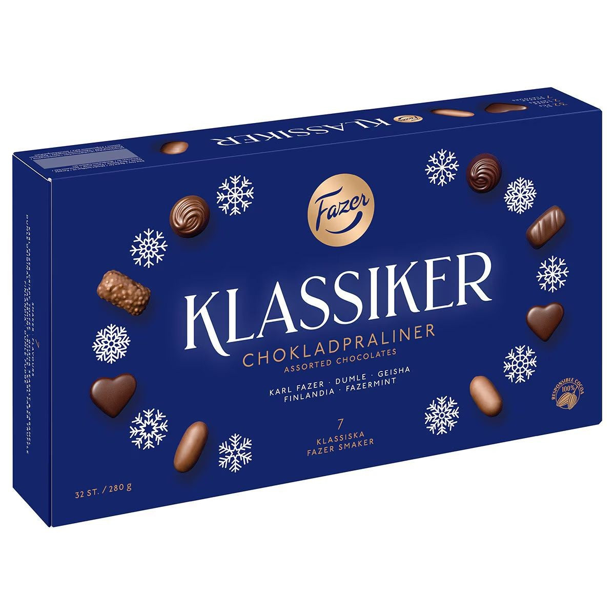 Fazer Klassiker Assorted Chocolates Box - 10 oz